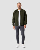 Heritage Bomber Jacket-Midnight Olive-Regular-Full--Zac---L