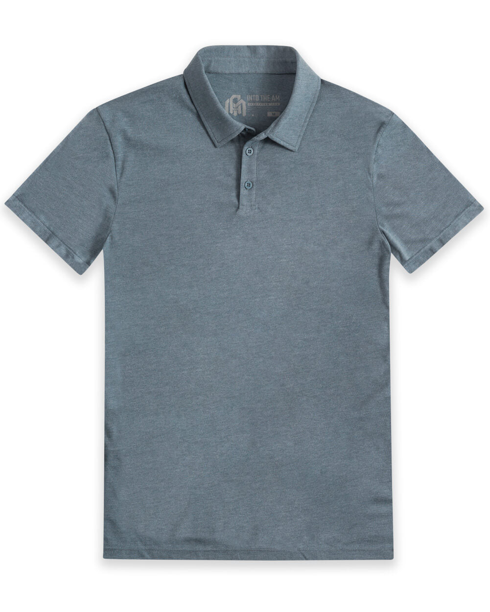 Polo - Non-Branded-Indigo-Front