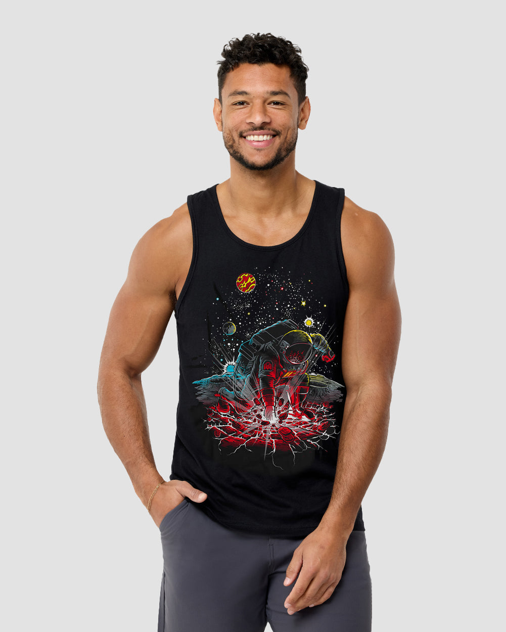 Impact Tank-Black-Front--Model---L