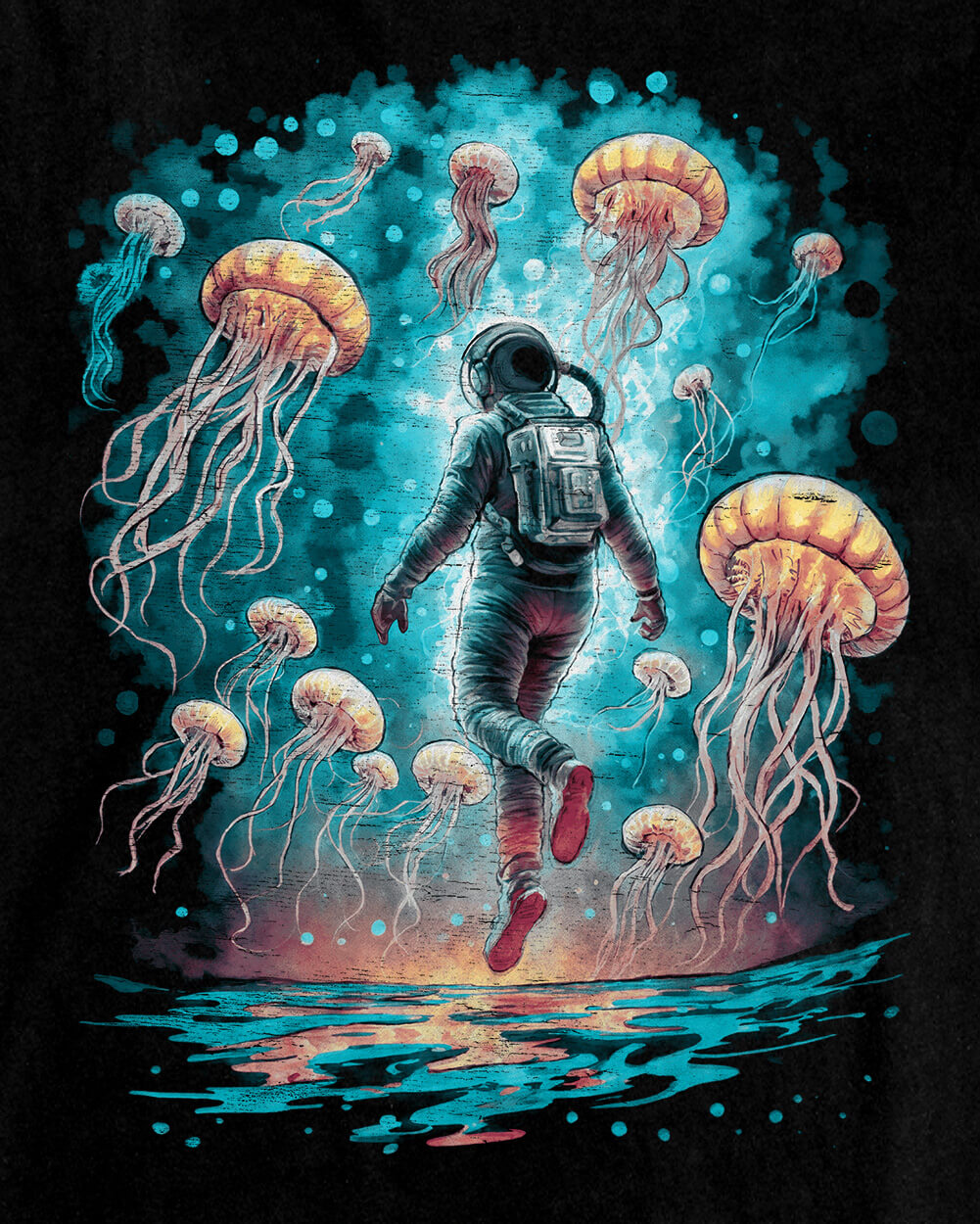 Jelly Cosmos Vintage Tee-Black-Regular-Swatch--Zac---L
