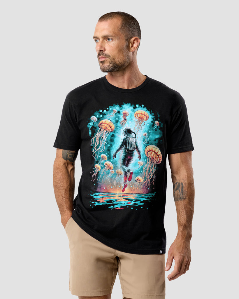 Jelly Cosmos Vintage Tee-Black-Regular-Front--Zac---L