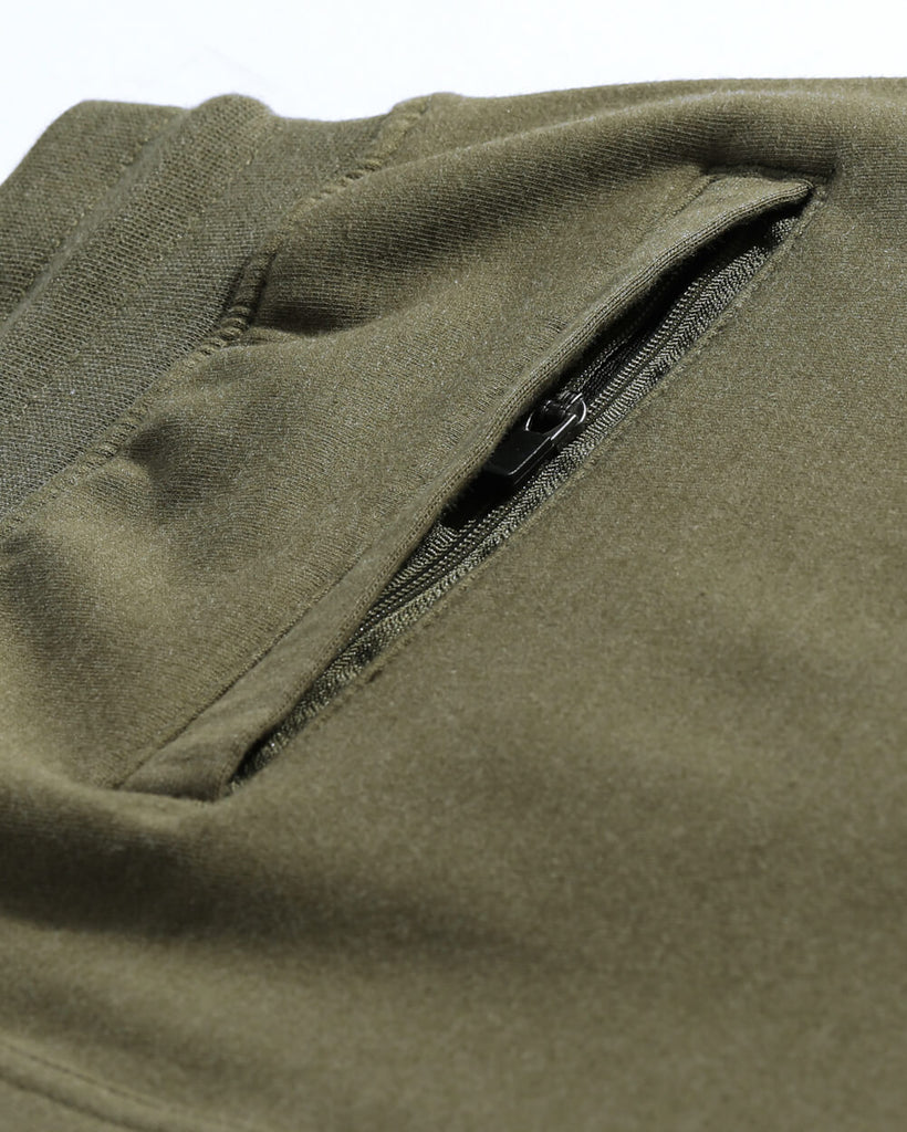 Fleece Joggers - Non-Branded-Olive Green-Macro 2