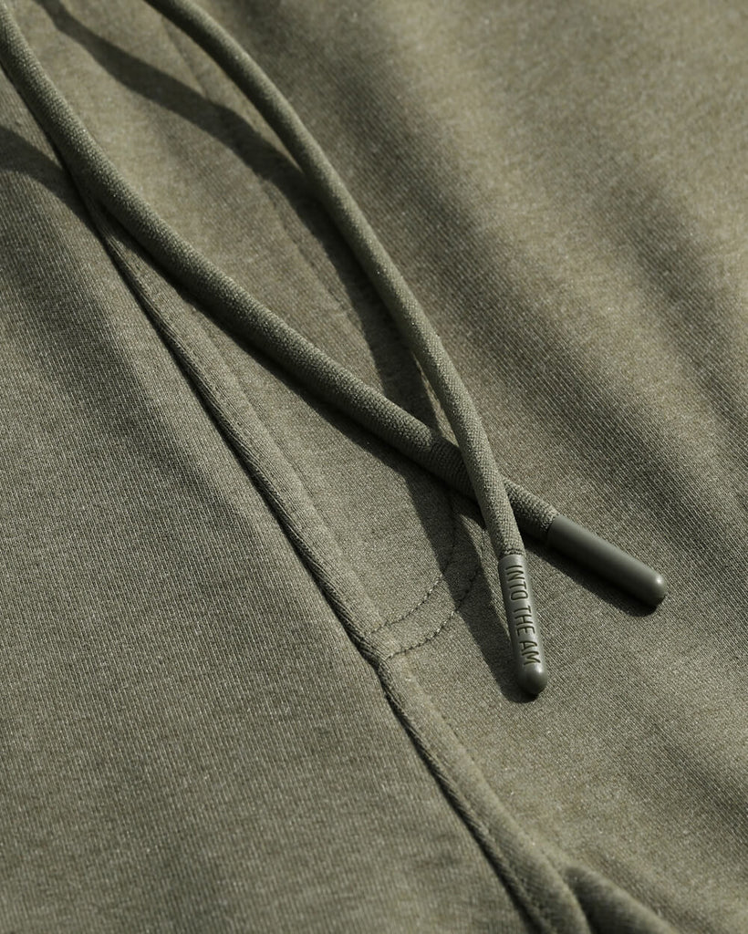 Fleece Joggers - Non-Branded-Olive Green-Macro 1