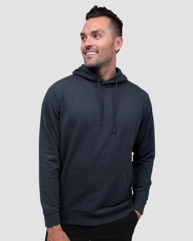 Pullover Hoodie (Classic Pocket) - Non-Branded-Navy-Front--Zach---L
