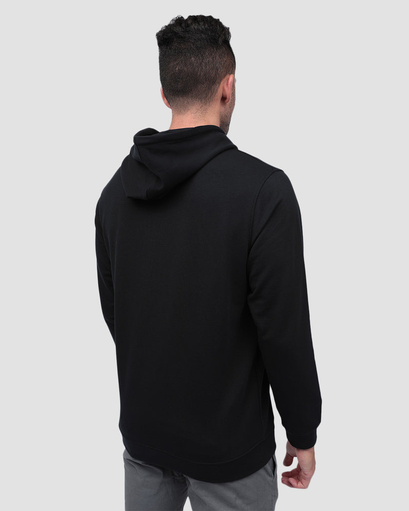 Pullover Hoodie (Classic Pocket) - Branded-Black-Back--Zach---L