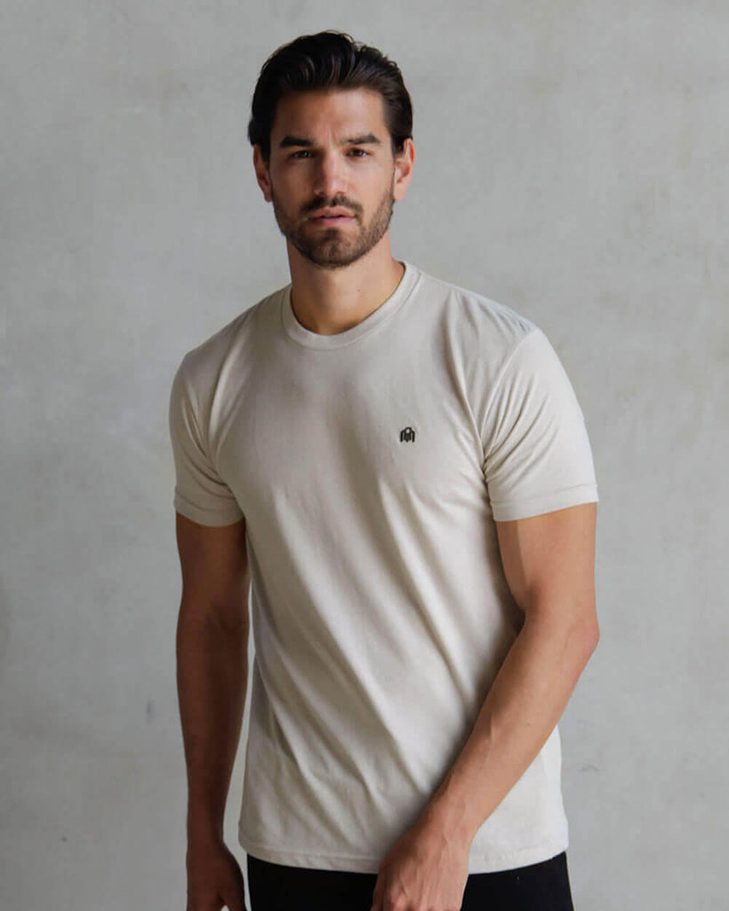 Basic Tee-Ivory-Front--Nick---L