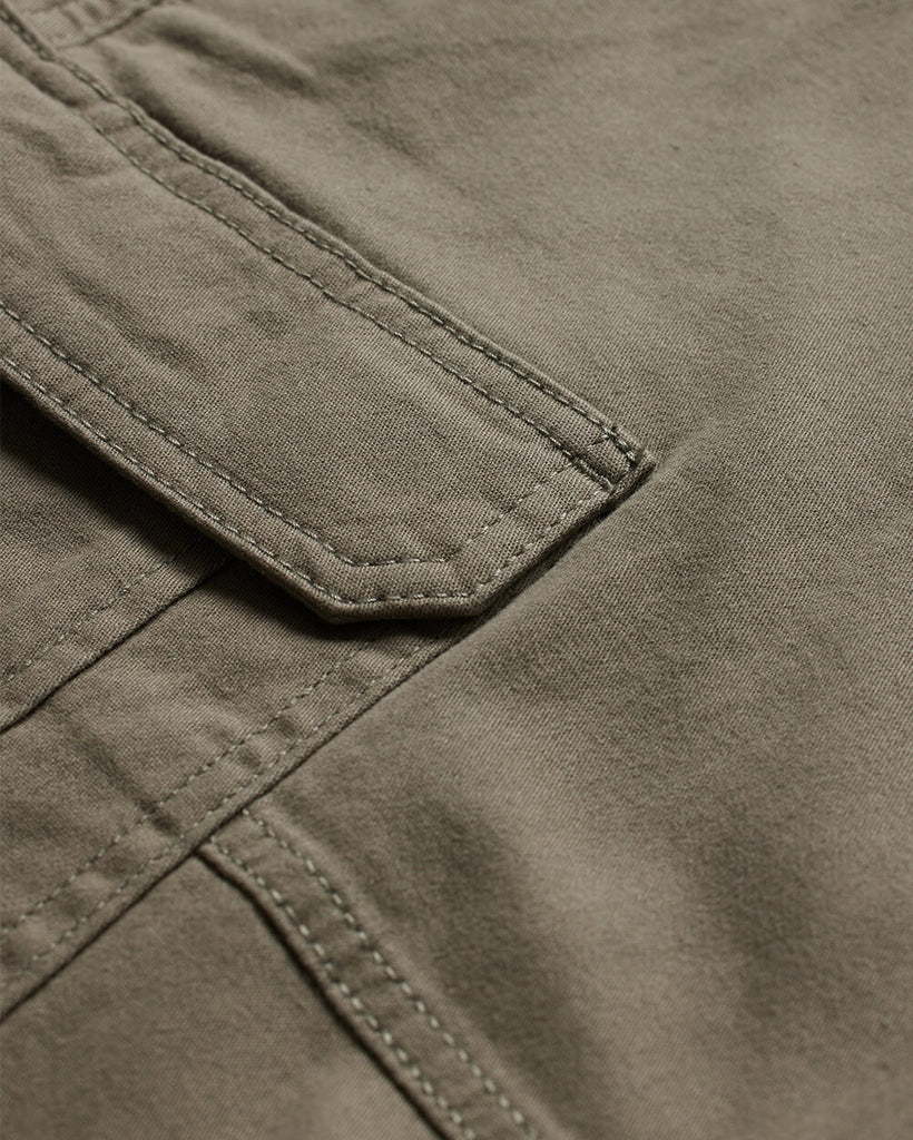 Classic Cargo Shorts - Non-Branded-Dusty Olive-Regular-Detail3--Alex---30