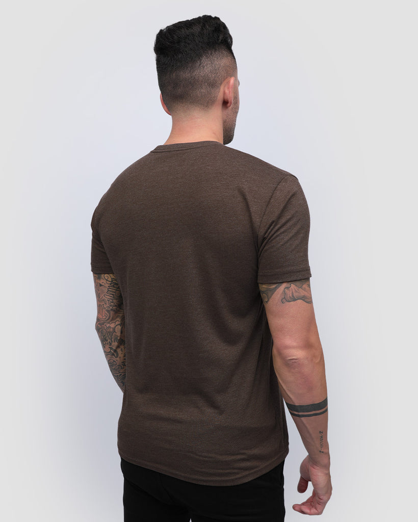 Basic Tee - Non-Branded-Brown-Back--Zach---L