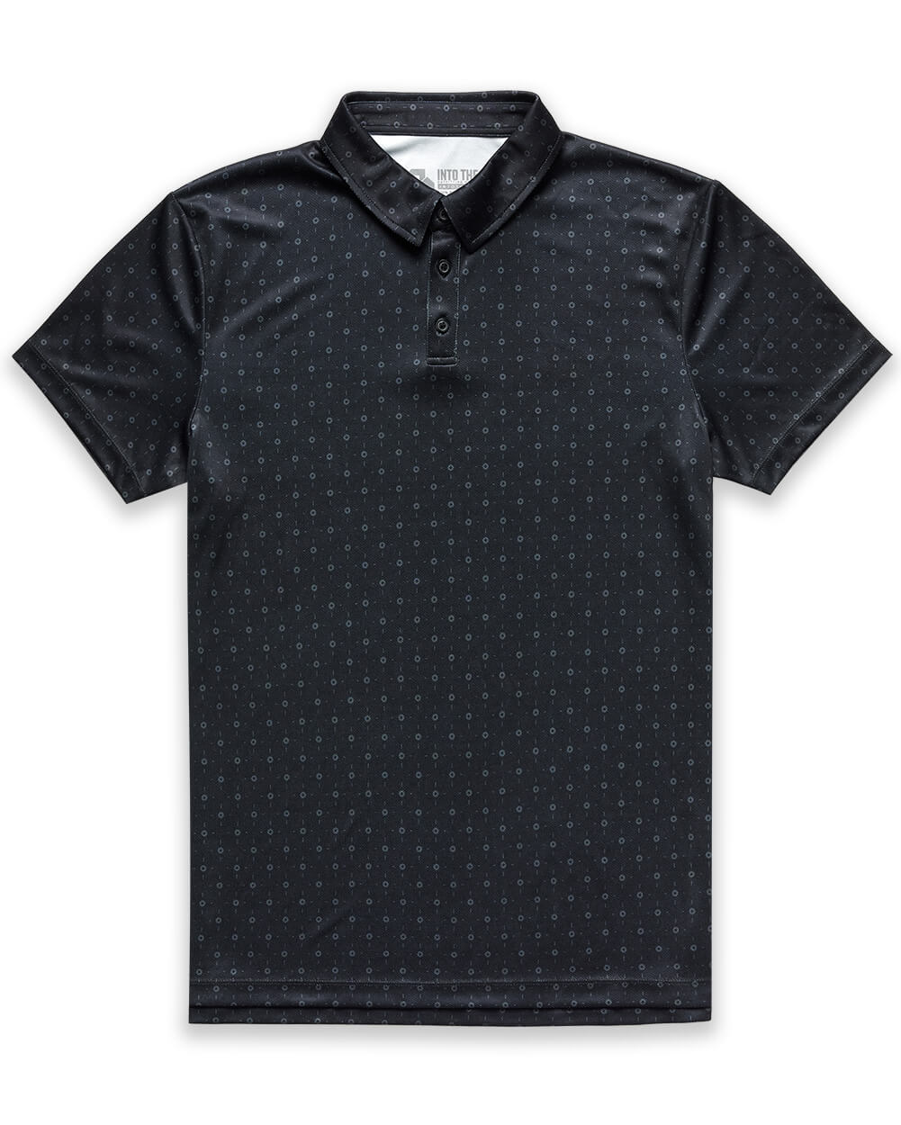 Performance Polo - Non-Branded-Black Dots-Regular-Mock--Alex---M
