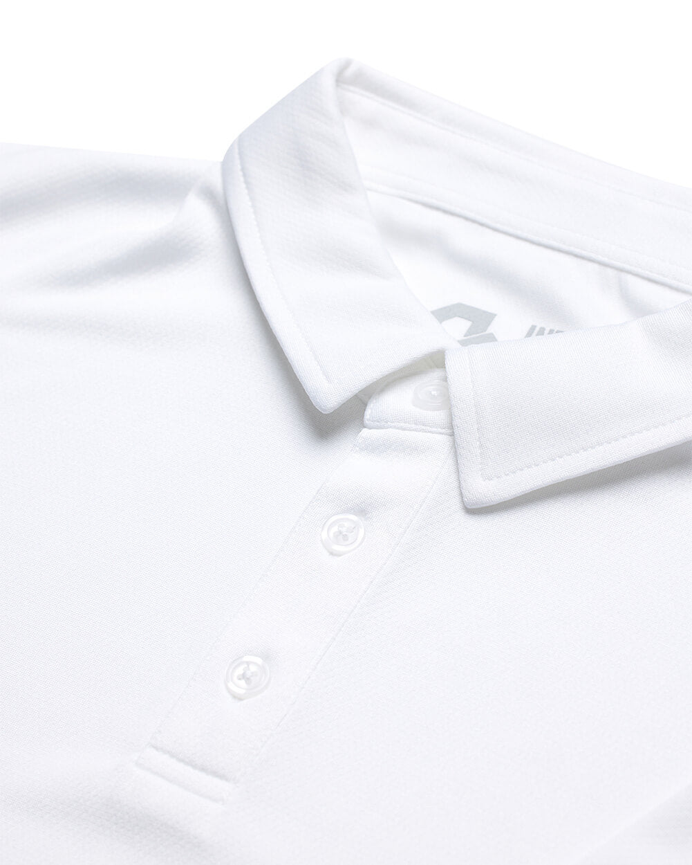 Performance Polo - Non-Branded-White-Regular-Detail 2--Alex---M