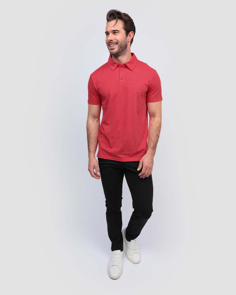 Polo - Non-Branded-Red-Full--Alex---M