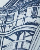 Beach Bungalow Tee-Light Blue-Detail