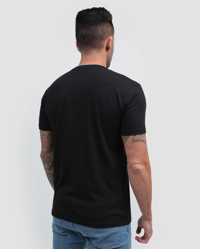 Fallen King Tee-Black-Back--Zach---M