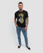 Fallen King Tee-Black-Full--Zach---M