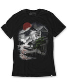 Misty Bay Tee-Black-Regular-Mock--Model---L
