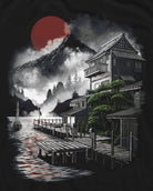 Misty Bay Tee-Black-Regular-Swatch--Model---L
