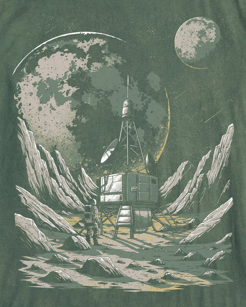 Moon Module Vintage Tee-Vintage Royal Pine-Regular-Swatch--Erich---L