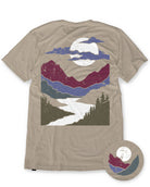 Moonlit Valley Tee-Heather Tan-Regular-Mock--Model---L
