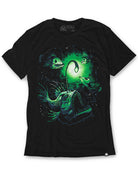 Neon Predator Glow-in-the-Dark Tee-Black-Regular-Mock--Model---M