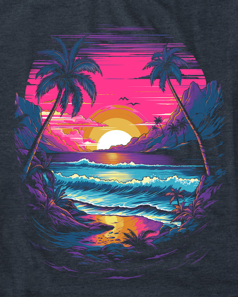 Neon Shores II Tee-Navy-Regular-Swatch--Nico---L
