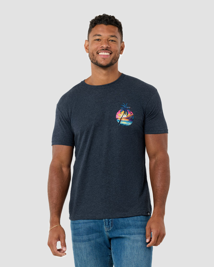Neon Shores II Tee-Navy-Regular-Front--Nico---L