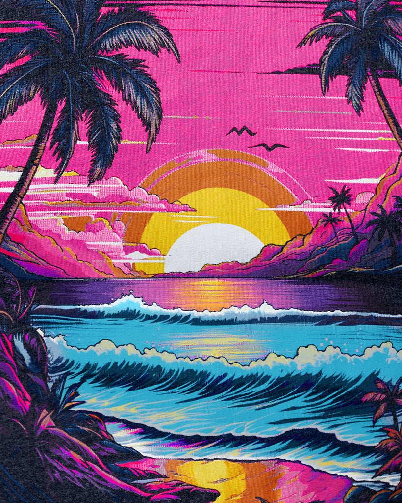 Neon Shores II Tee-Navy-Regular-Detail2--Nico---L