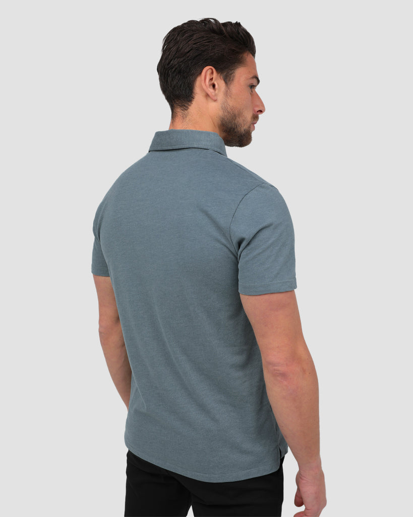 Polo - Non-Branded-Indigo-Regular-Back--Tom---M