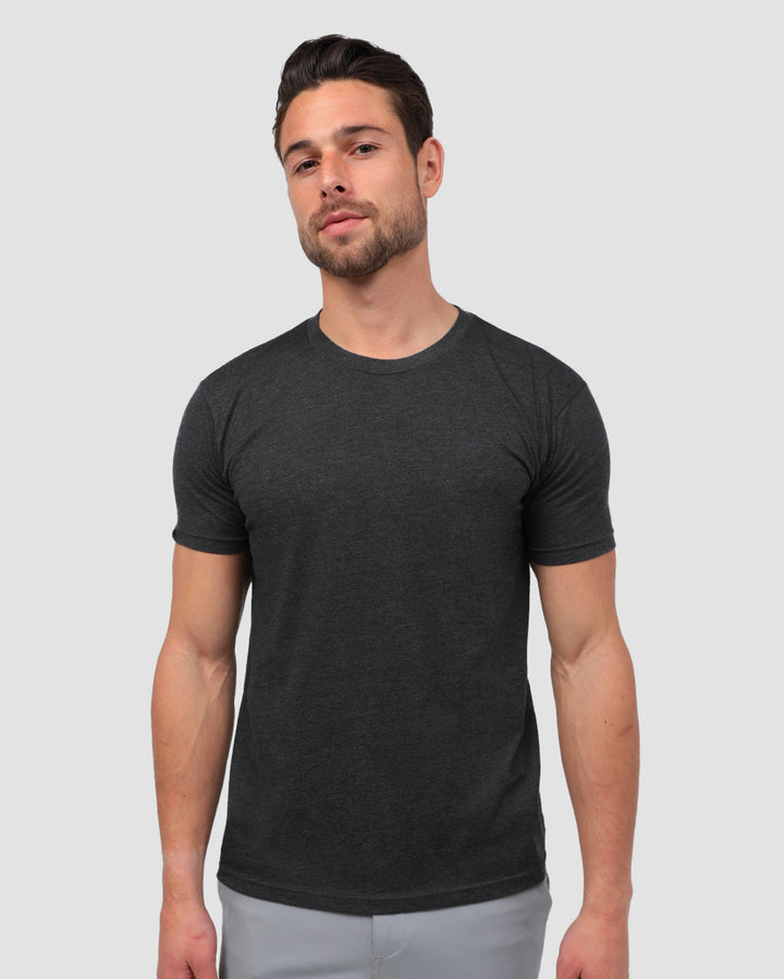 Essential Tee Charcoal Front