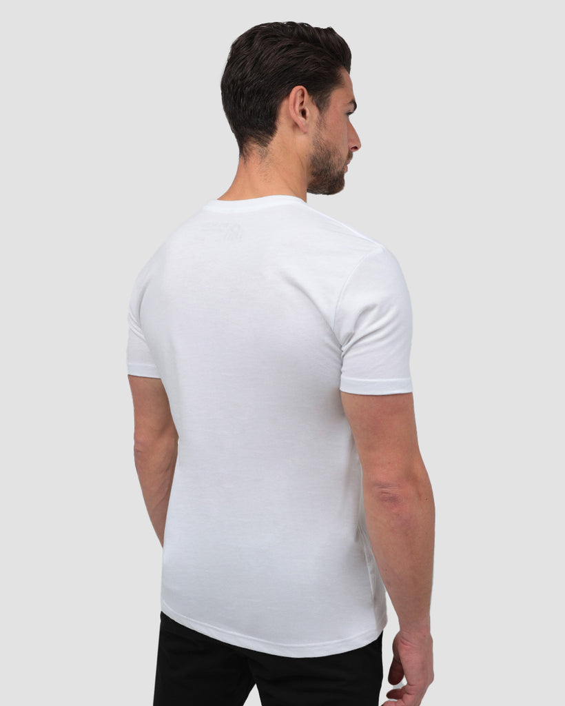 Basic Tee - Non-Branded-White-Regular-Back--Tom---M