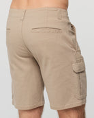 Classic Cargo Shorts - Non-Branded-Khaki-Regular-Back 2--Alex---30