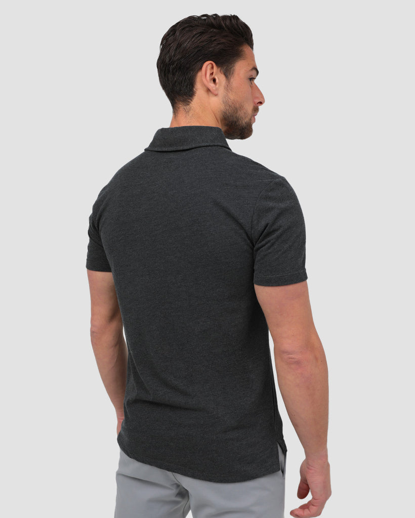 Polo - Non-Branded-Charcoal-Regular-Back--Tom---M