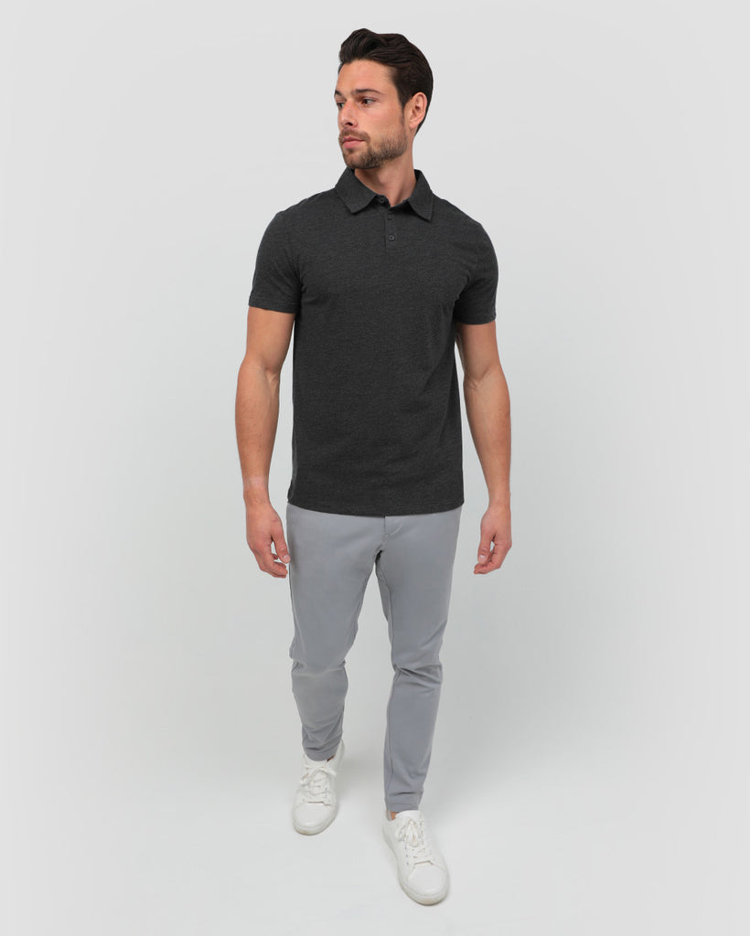 Polo - Non-Branded-Charcoal-Regular-Full--Tom---M