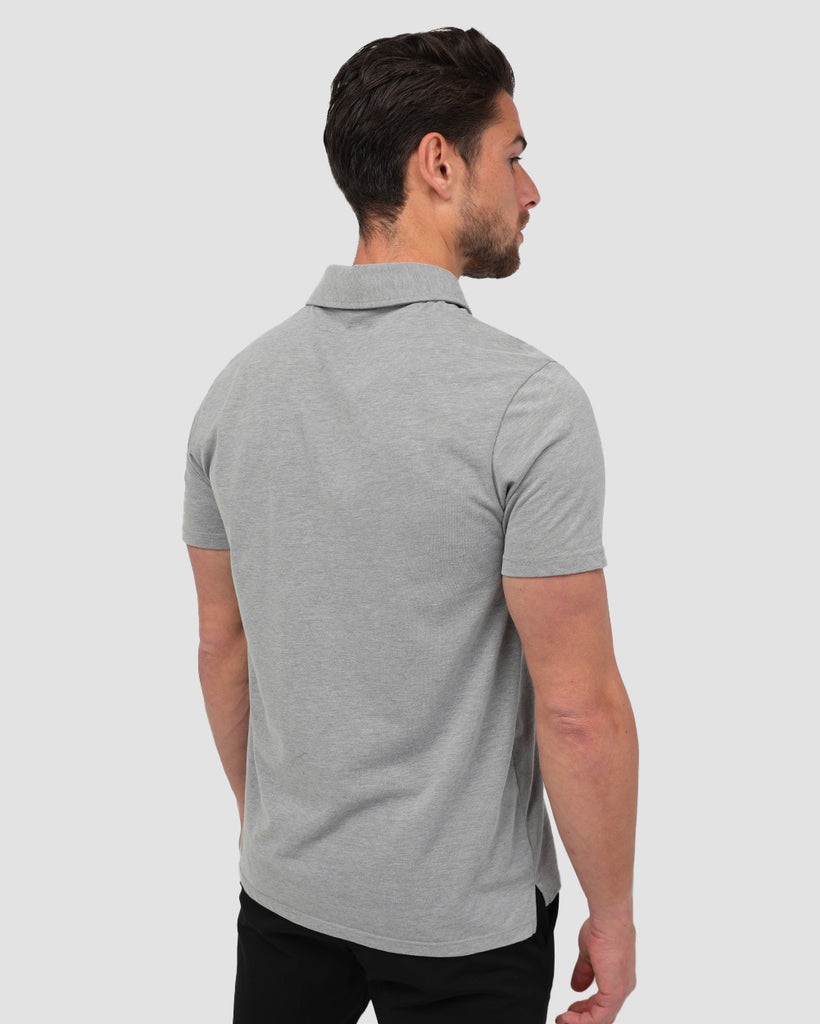 Polo - Non-Branded-Grey-Regular-Back--Tom---M