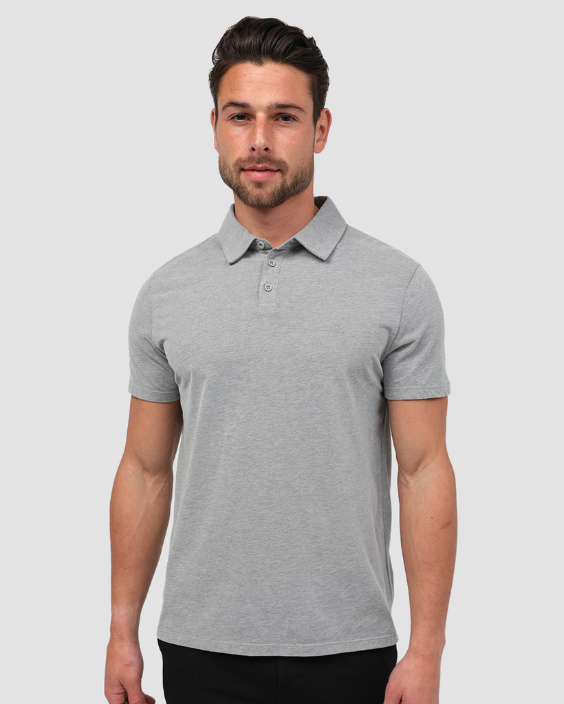 Polo - Non-Branded-Grey-Regular-Front--Tom---M