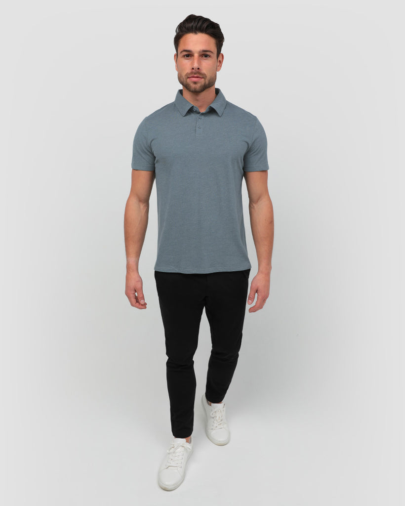 Polo - Non-Branded-Indigo-Regular-Front--Tom---M