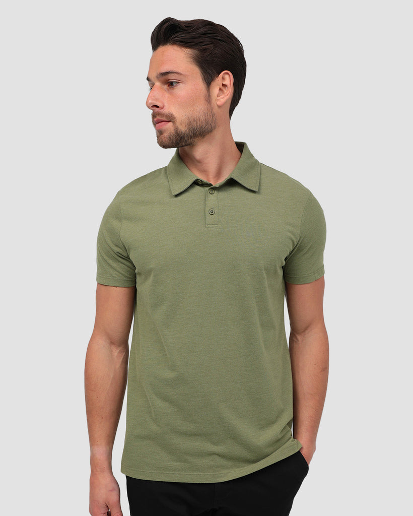 Polo - Non-Branded-Olive Green-Regular-Front--Tom---M