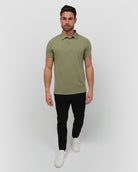 Polo - Non-Branded-Olive Green-Full--Alex---M-Regular
