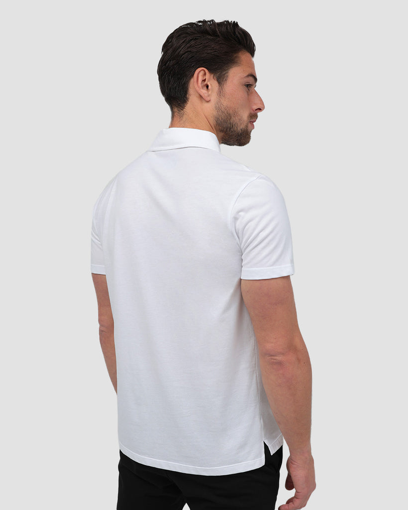 Polo - Non-Branded-White-Regular-Back--Tom---M