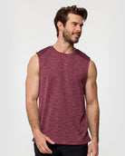 Performance Muscle Tank - Non-Branded-Maroon-Regular-Front--Alex---M