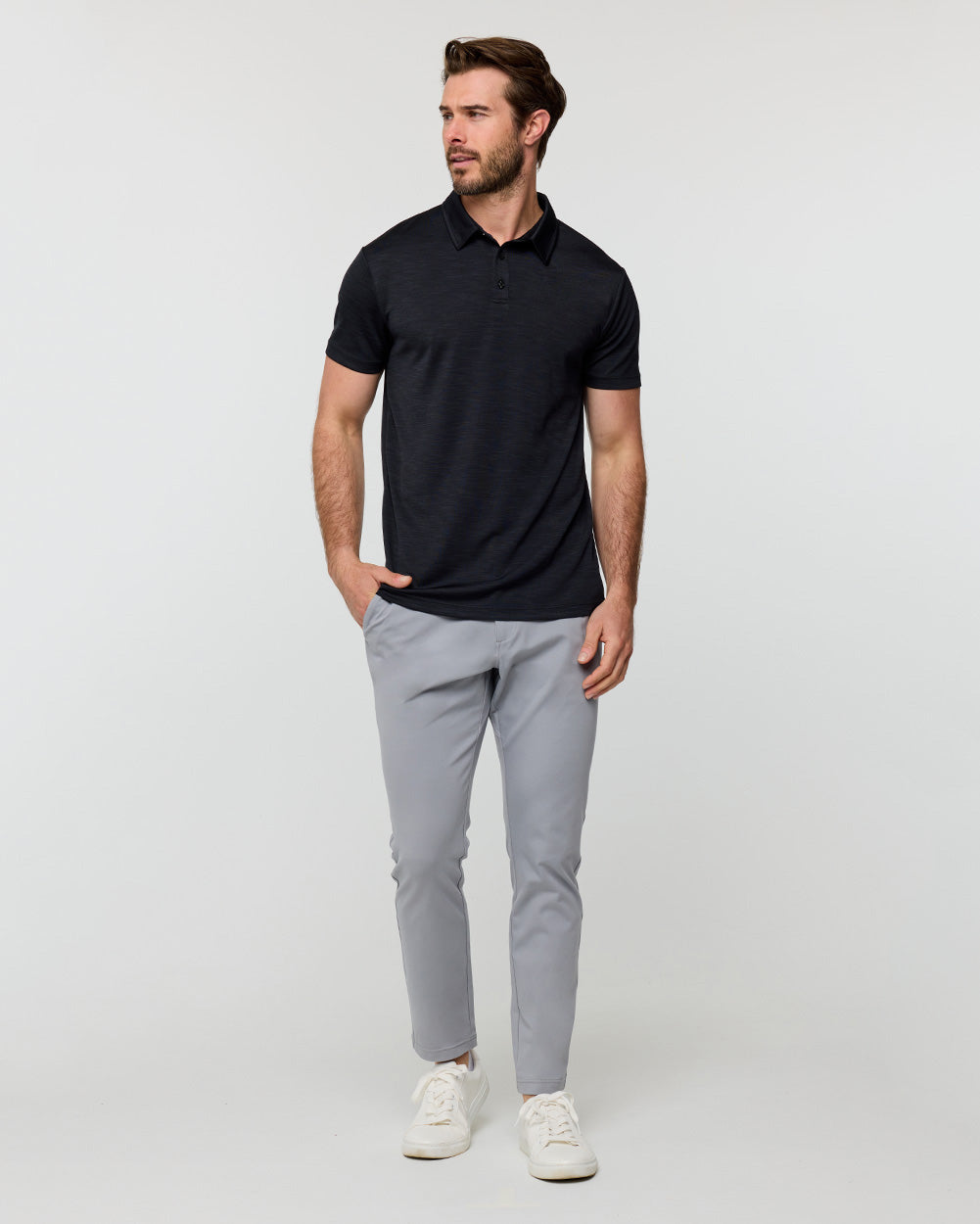 Performance Polo - Non-Branded-Black-Regular-Full--Alex---M