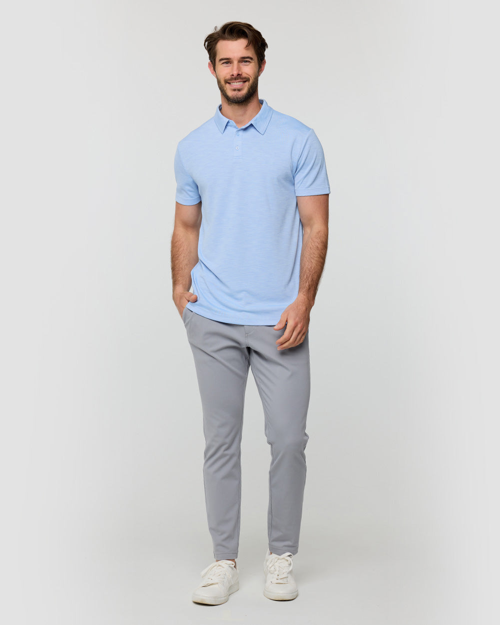 Performance Polo - Non-Branded-Columbia Blue-Regular-Full--Alex---M