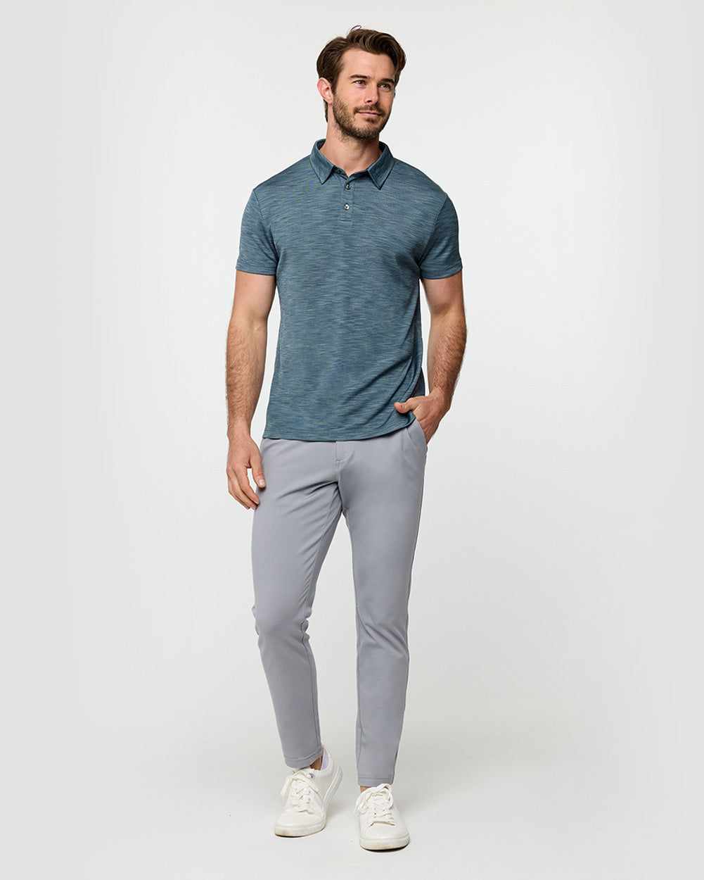 Performance Polo - Non-Branded-Indigo-Regular-Full--Alex---M
