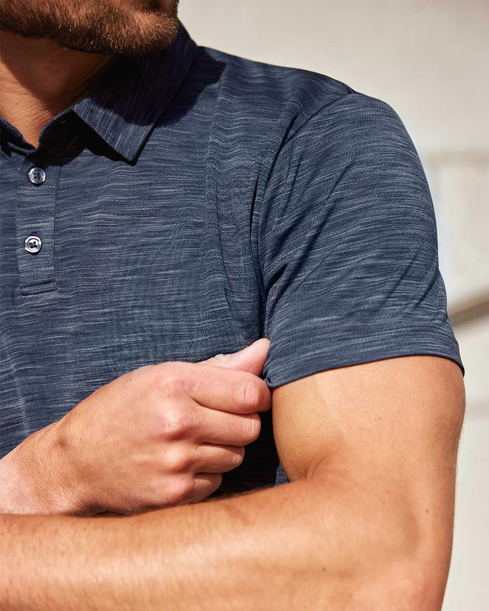 Performance Polo - Non-Branded-Navy-Regular-Macro--Alex---M