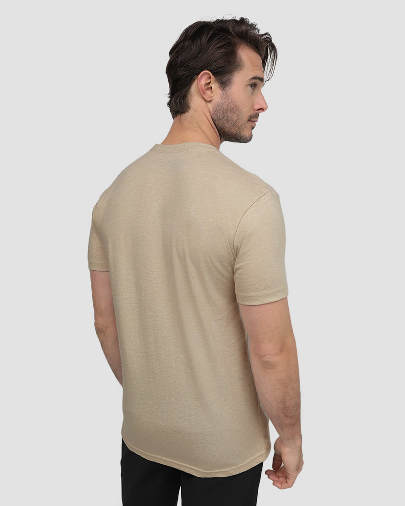 Basic Tee - Non-Branded-Cream-Back--Alex---M