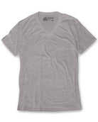 V-Neck Tee - Non-Branded-Grey-Mock--Model---M-Regular