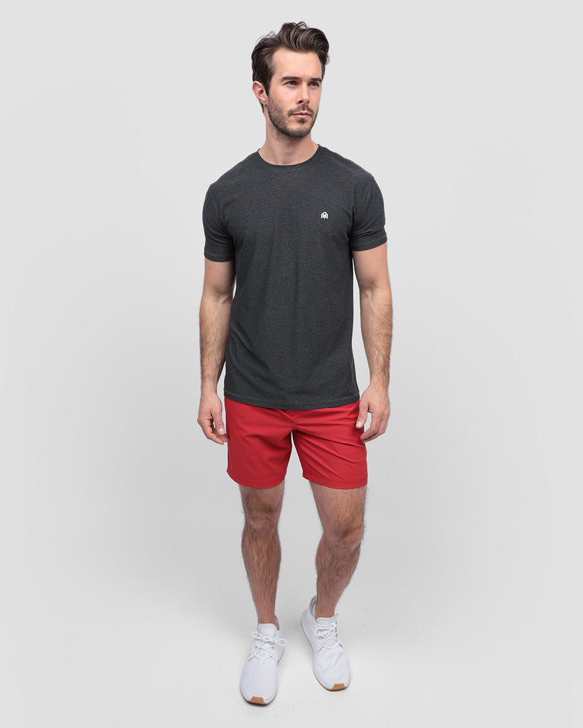 Active Shorts - Non-Branded-Red-Full--Alex---M