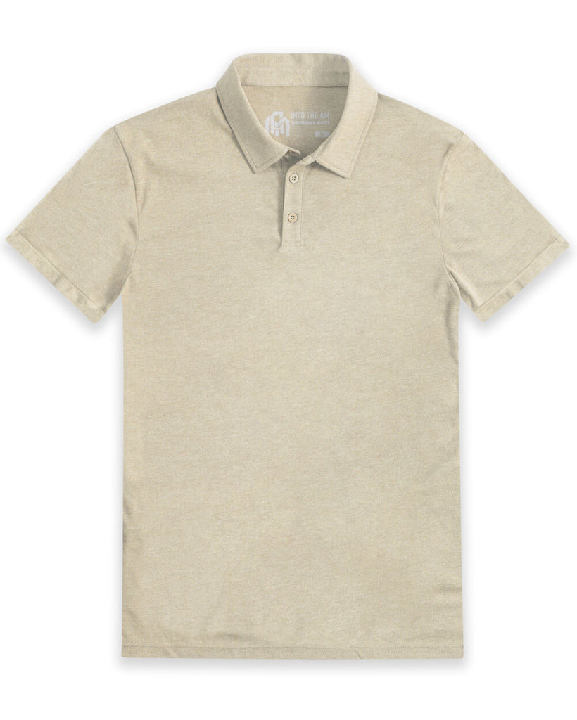 Polo - Non-Branded-Cream-Front