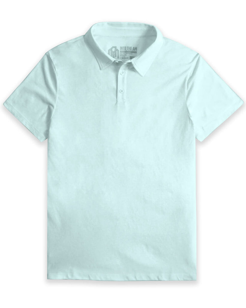 Polo - Non-Branded-Light Blue-Front