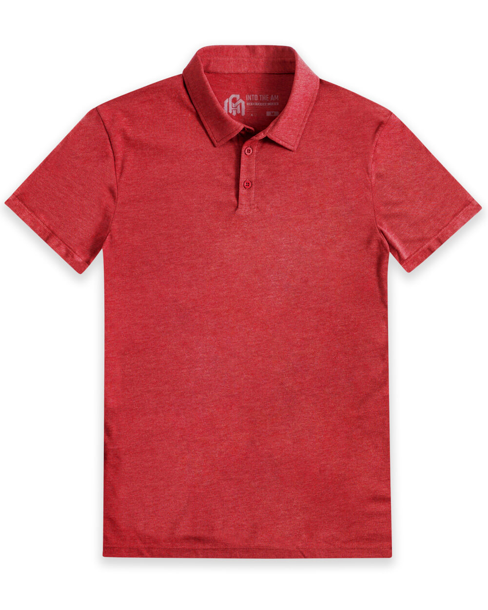Polo - Non-Branded-Red-Mock--Alex---M-Regular