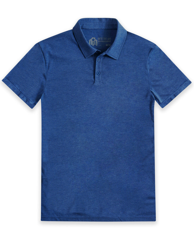 Polo - Non-Branded-Royal Blue-Front